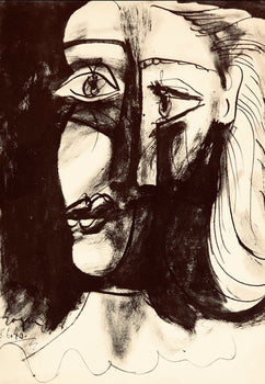 Pablo Picasso, Composition, Carnet De Dessins De Picasso, Cahiers Dart, Lithograph