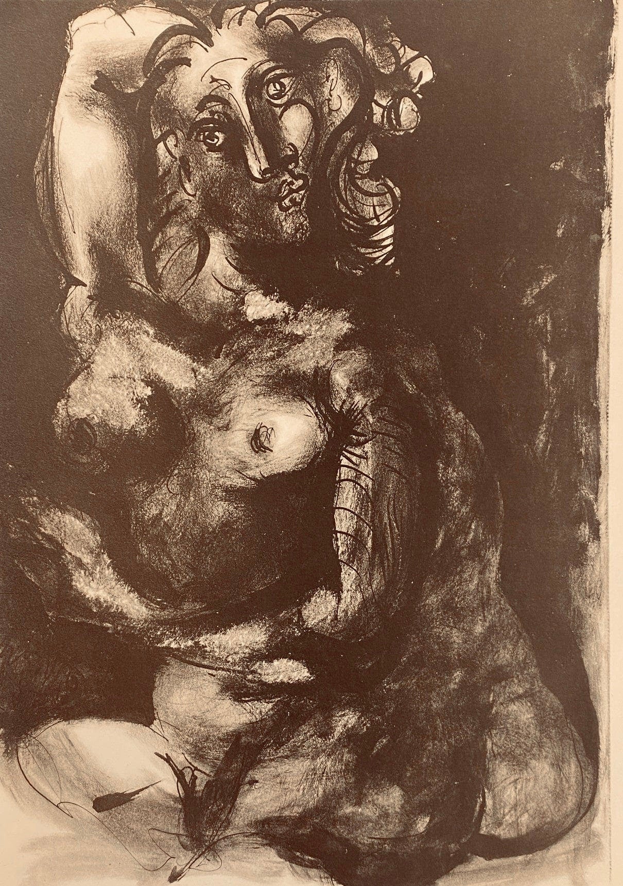 Pablo Picasso, Composition, Carnet De Dessins De Picasso, Cahiers Dart, Lithograph