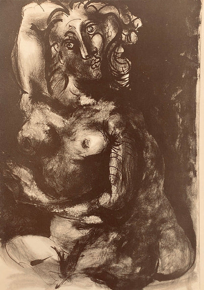 Pablo Picasso, Composition, Carnet De Dessins De Picasso, Cahiers Dart, Lithograph