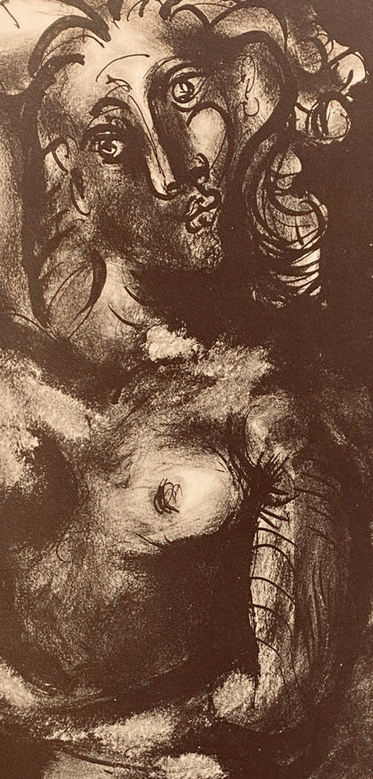 Pablo Picasso, Composition, Carnet De Dessins De Picasso, Cahiers Dart, Lithograph