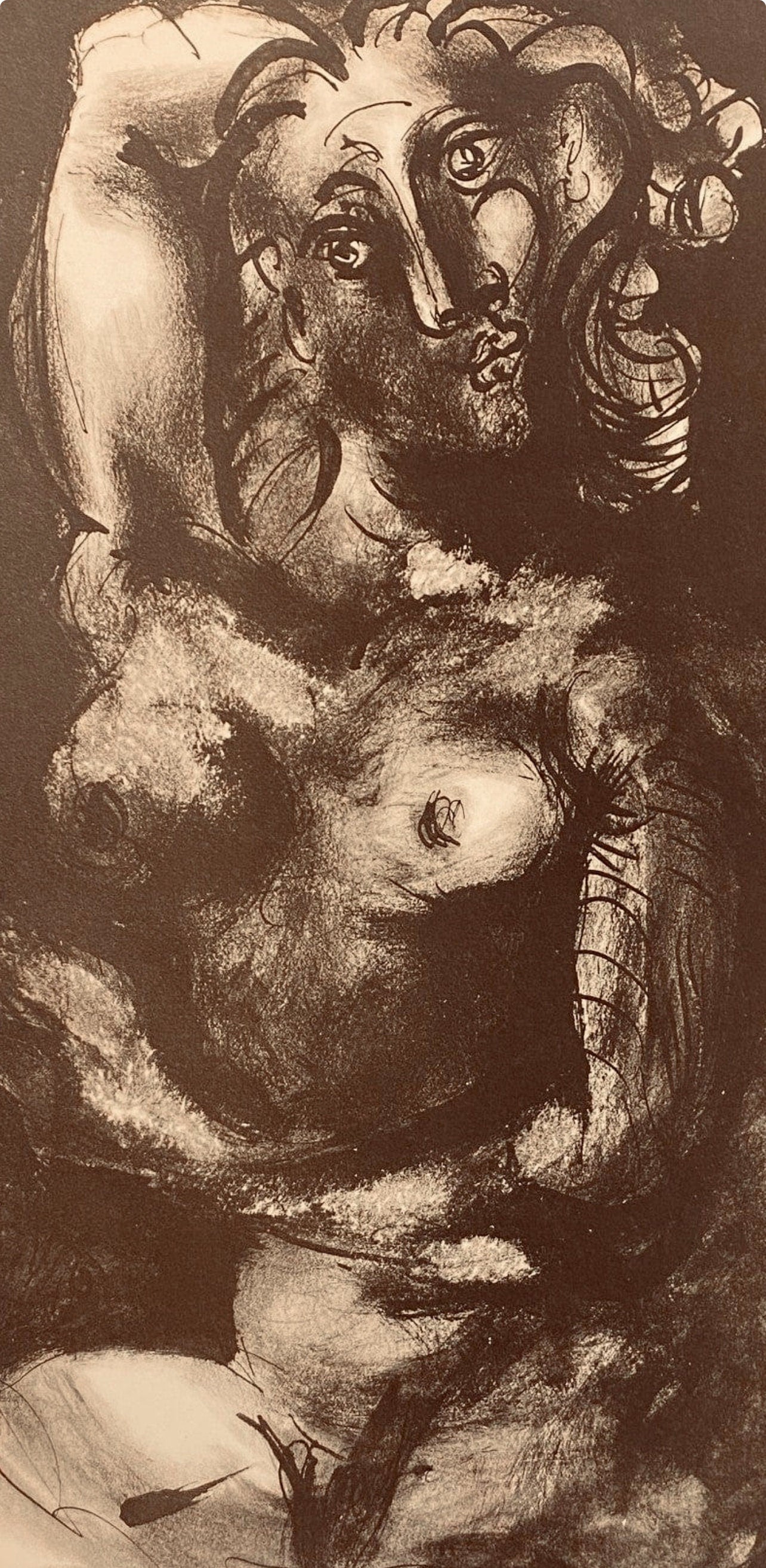 Pablo Picasso, Composition, Carnet De Dessins De Picasso, Cahiers Dart, Lithograph