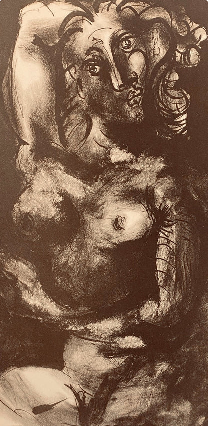 Pablo Picasso, Composition, Carnet De Dessins De Picasso, Cahiers Dart, Lithograph