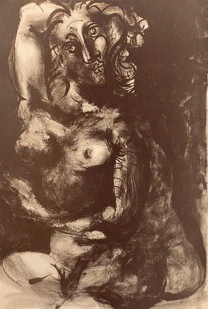 Pablo Picasso, Composition, Carnet De Dessins De Picasso, Cahiers Dart, Lithograph