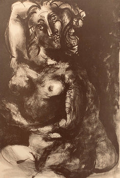 Pablo Picasso, Composition, Carnet De Dessins De Picasso, Cahiers Dart, Lithograph