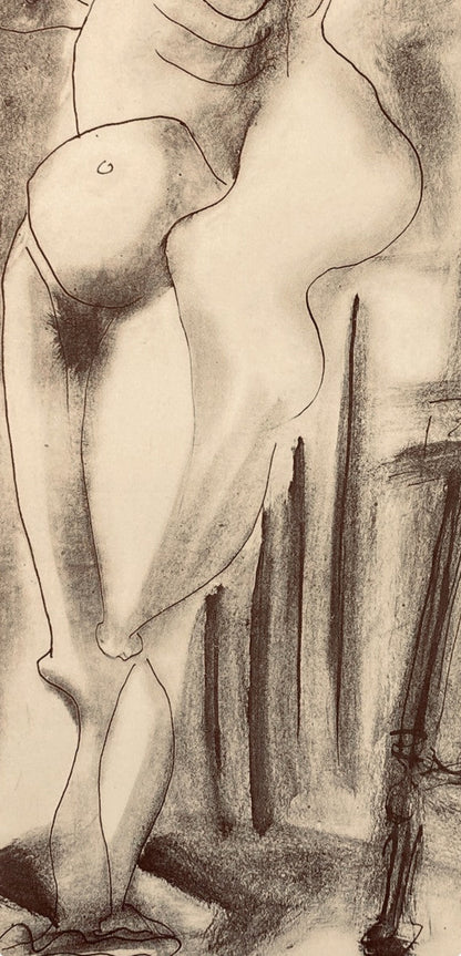 Pablo Picasso, Composition, Carnet De Dessins De Picasso, Cahiers Dart, Lithograph