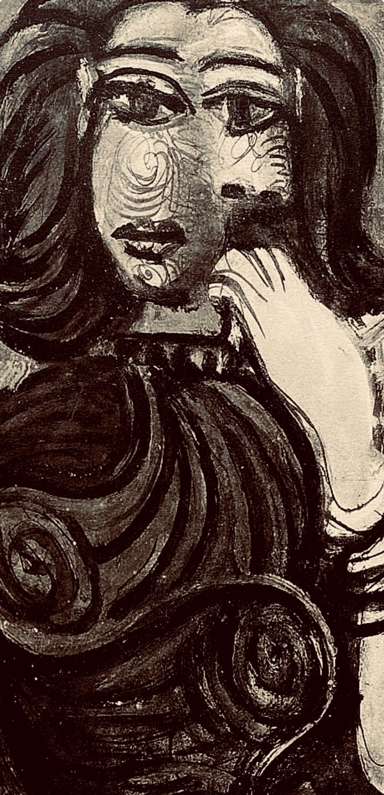 Pablo Picasso, Composition, Carnet De Dessins De Picasso, Cahiers Dart, Lithograph