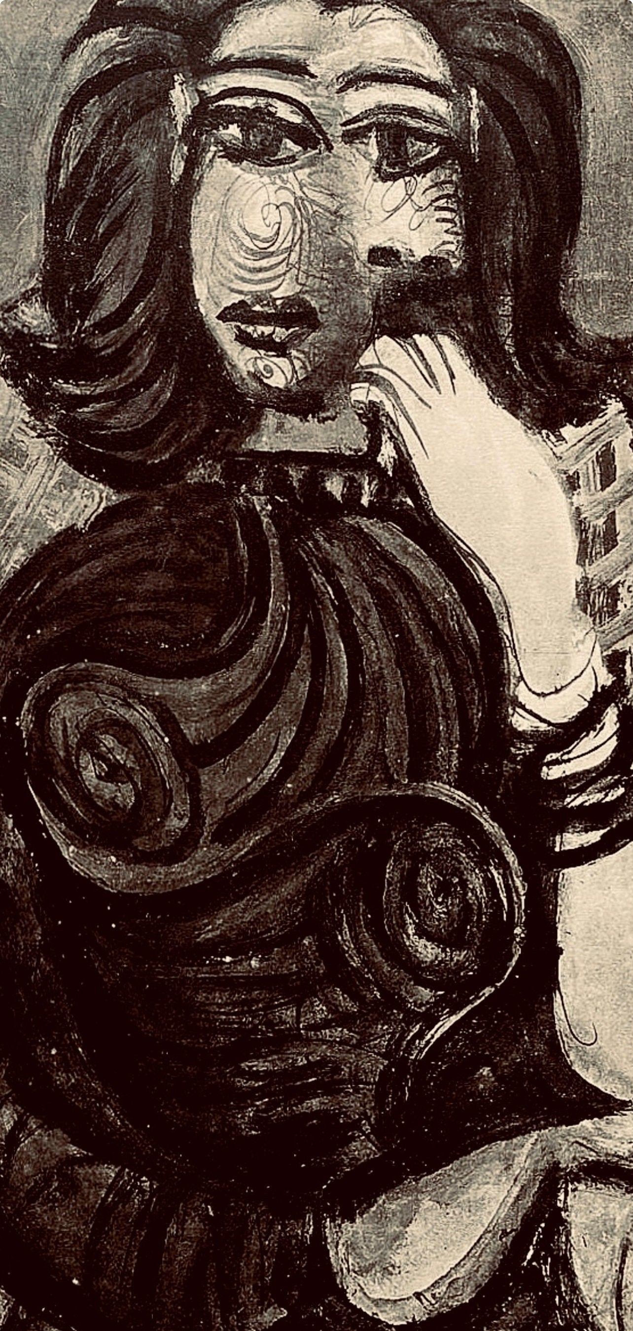 Pablo Picasso, Composition, Carnet De Dessins De Picasso, Cahiers Dart, Lithograph