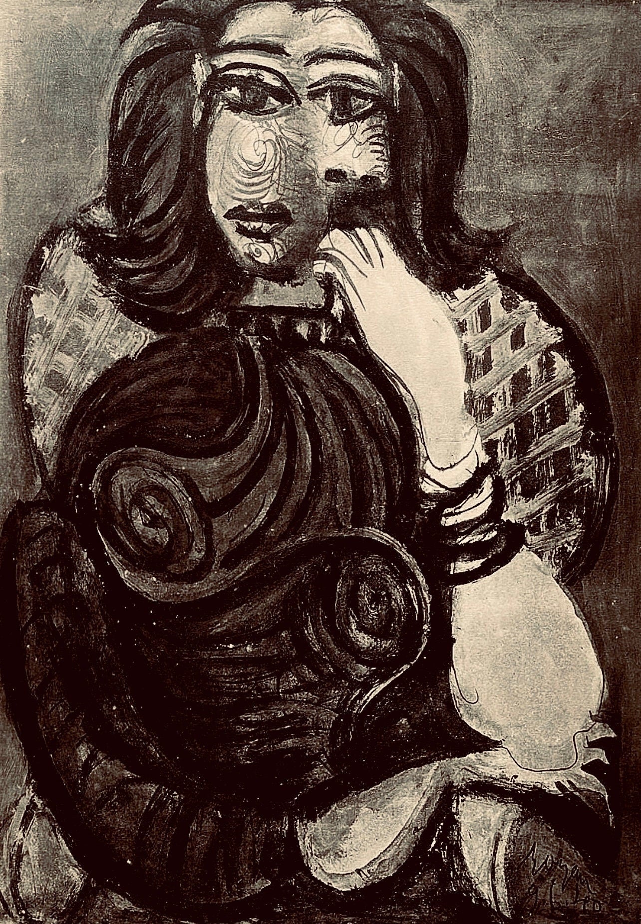 Pablo Picasso, Composition, Carnet De Dessins De Picasso, Cahiers Dart, Lithograph