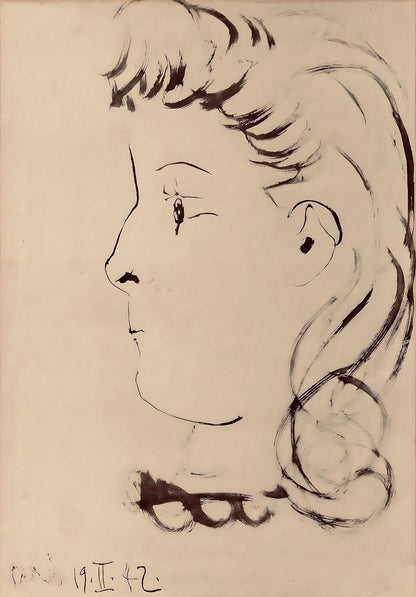 Pablo Picasso, Composition, Carnet De Dessins De Picasso, Cahiers Dart, Lithograph