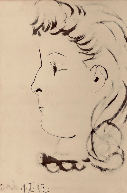 Pablo Picasso, Composition, Carnet De Dessins De Picasso, Cahiers Dart, Lithograph