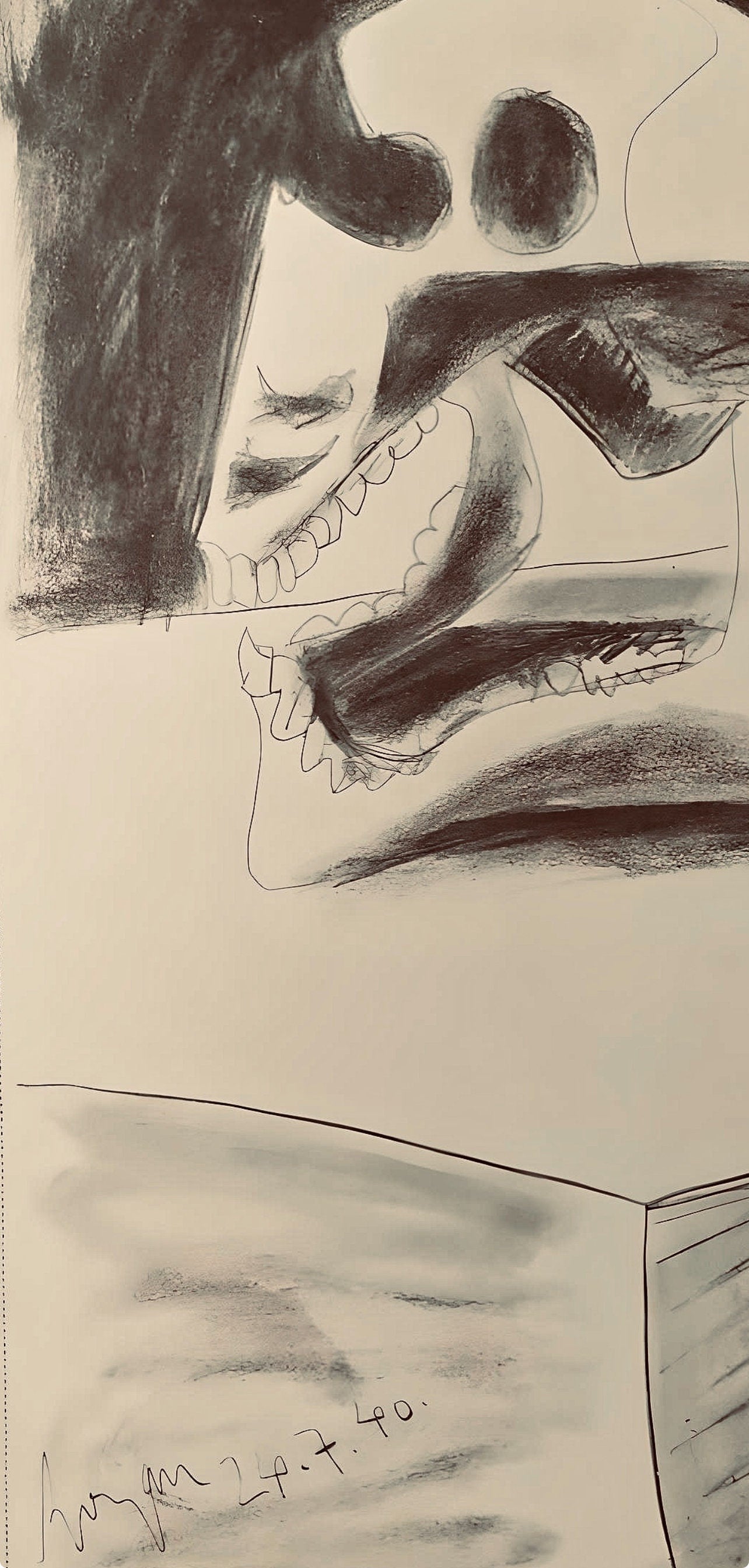 Pablo Picasso, Composition, Carnet De Dessins De Picasso, Cahiers Dart, Lithograph