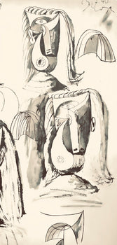 Pablo Picasso, Composition, Carnet De Dessins De Picasso, Cahiers Dart, Lithograph