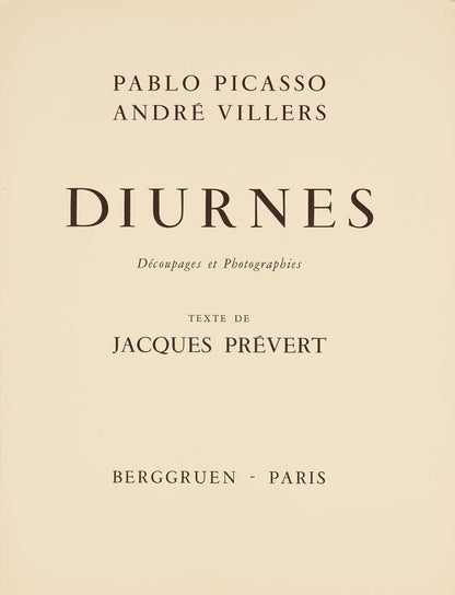 Pablo Picasso, Composition (Bloch 112; Kibbey 1466; Goeppert 115), Diurnes Dcoupages Et