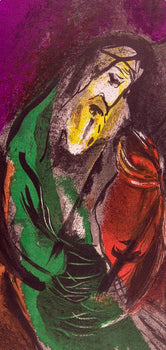 Marc Chagall, Jeremiah (Mourlot 117-46; Cramer 25), Drawings From The Bible By Marc Chagall, Verve: