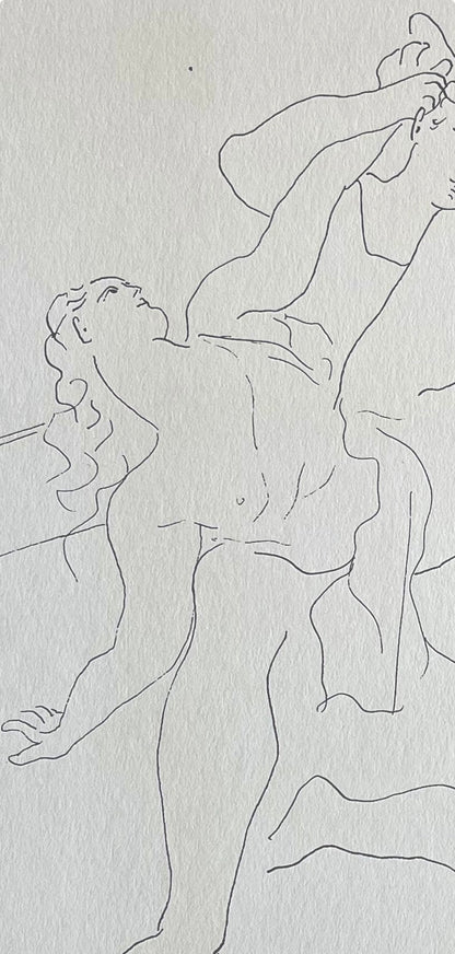 Pablo Picasso, Four Ballet Dancers (Orozco 95), Picasso: Fifteen Drawings, Lithograph