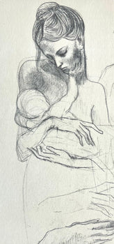 Pablo Picasso, Mother And Child (Orozco 95), Picasso: Fifteen Drawings, Lithograph