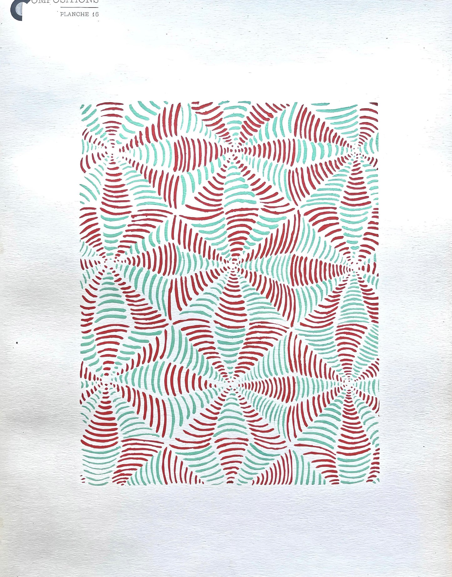 Sonia Delaunay, Planche No. 16, Compositions, Couleurs, Ides: Sonia Delaunay, Lithograph