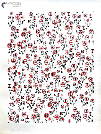 Sonia Delaunay, Planche No. 18, Compositions, Couleurs, Ides: Sonia Delaunay, Lithograph