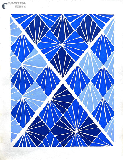 Sonia Delaunay, Planche No. 24, Compositions, Couleurs, Ides: Sonia Delaunay, Lithograph