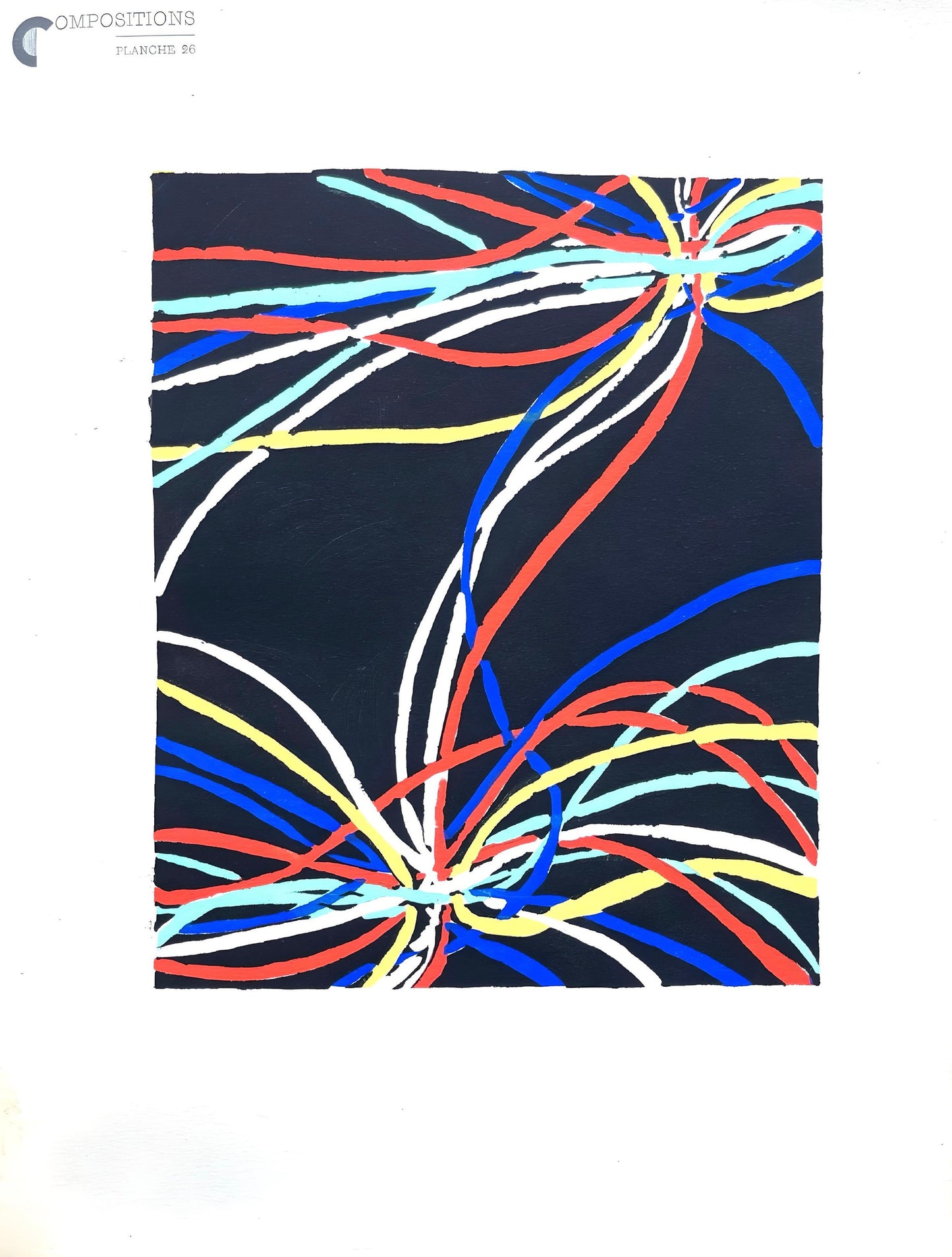 Sonia Delaunay, Planche No. 26, Compositions, Couleurs, Ides: Sonia Delaunay, Lithograph