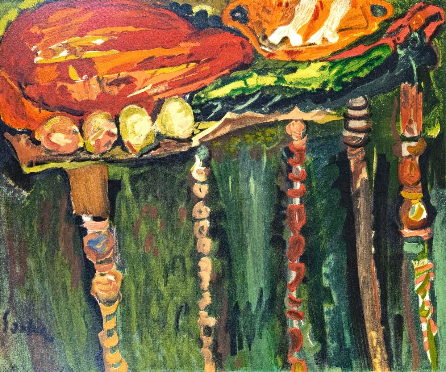 Cham Soutine, Morte Au Morceau, Soutine, Collection Pierre Lvy, Lithograph