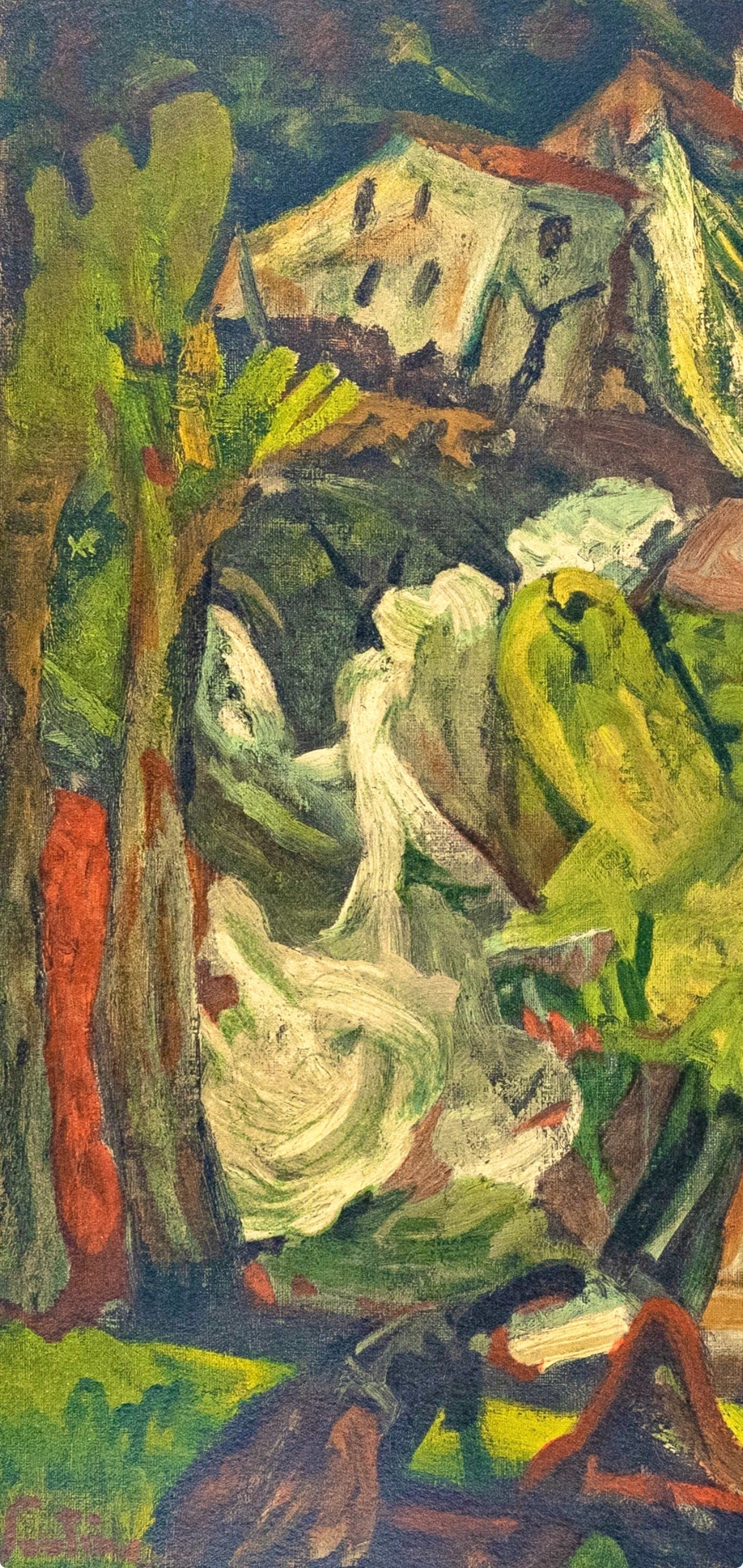 Cham Soutine, Paysage Cagnes, Soutine, Collection Pierre Lvy, Lithograph