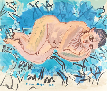 Raoul Dufy, Nu Couch, Raoul Dufy, Collection Pierre Lvy, Lithograph