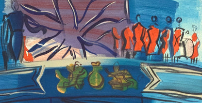 Raoul Dufy, Rception D'Un Amiral Anglais Sur Un Bateau Francais, Raoul Dufy, Collection Pierre Lvy,