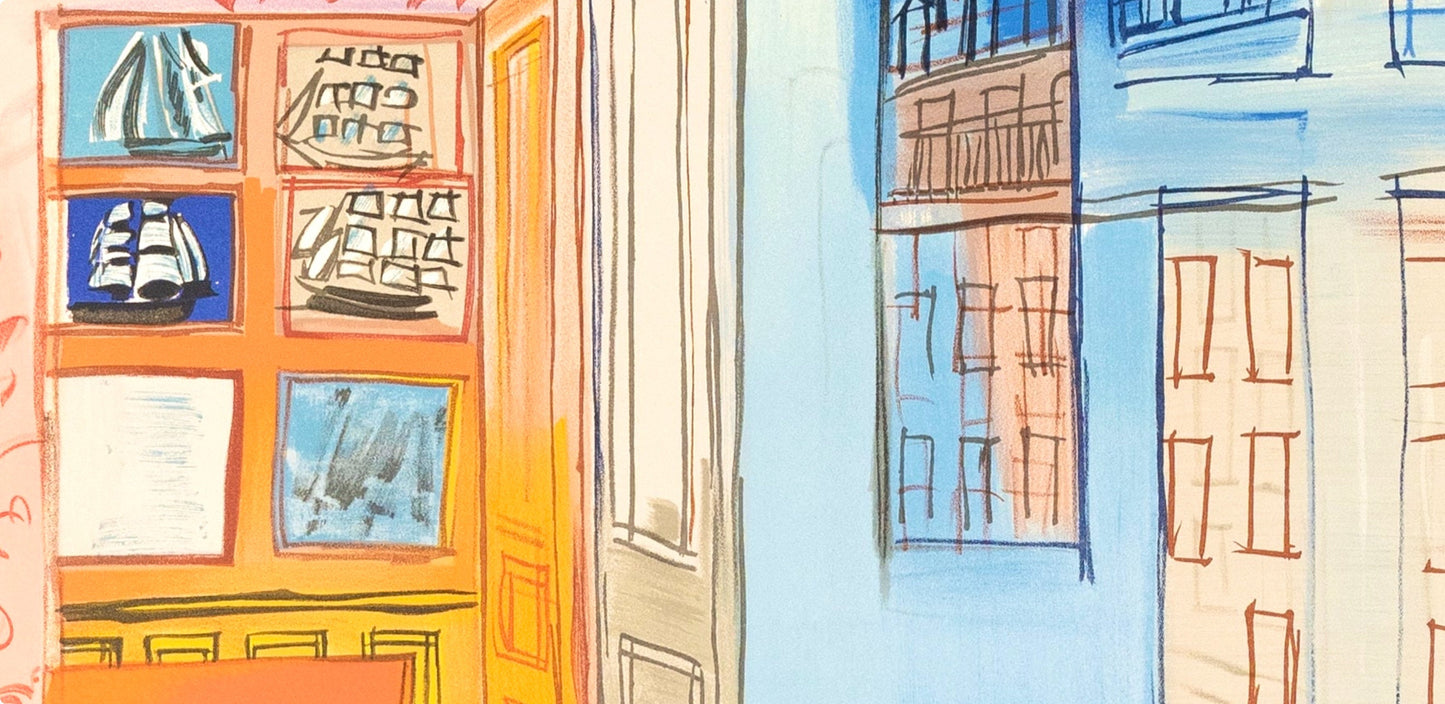 Raoul Dufy, Latelier De Impasse Guelma, Raoul Dufy, Collection Pierre Lvy, Lithograph