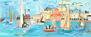 Raoul Dufy, Les Rgates, Raoul Dufy, Collection Pierre Lvy, Lithograph