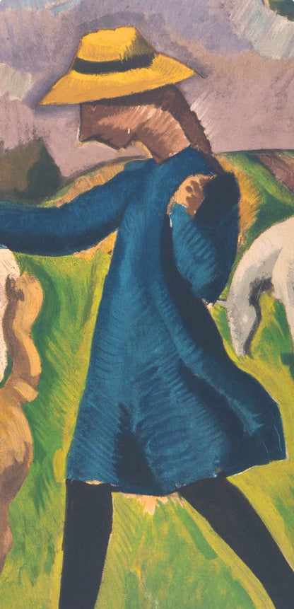 Roger De La Fresnaye, Gardeuse De Moutons, Roger De La Fresnaye, Collection Pierre Lvy, Lithograph