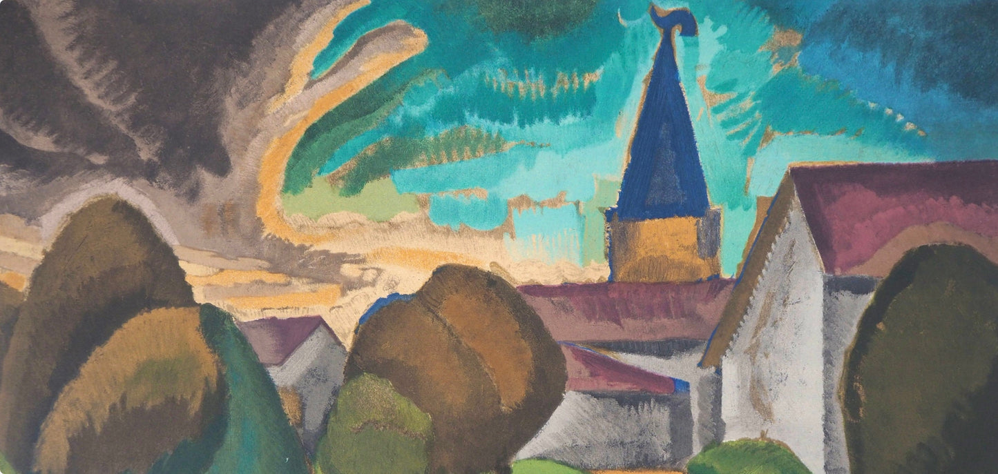 Roger De La Fresnaye, L'Entre Du Village, Roger De La Fresnaye, Collection Pierre Lvy, Lithograph