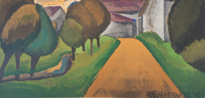 Roger De La Fresnaye, L'Entre Du Village, Roger De La Fresnaye, Collection Pierre Lvy, Lithograph