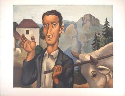 Roger De La Fresnaye, Le Bouvier, Roger De La Fresnaye, Collection Pierre Lvy, Lithograph