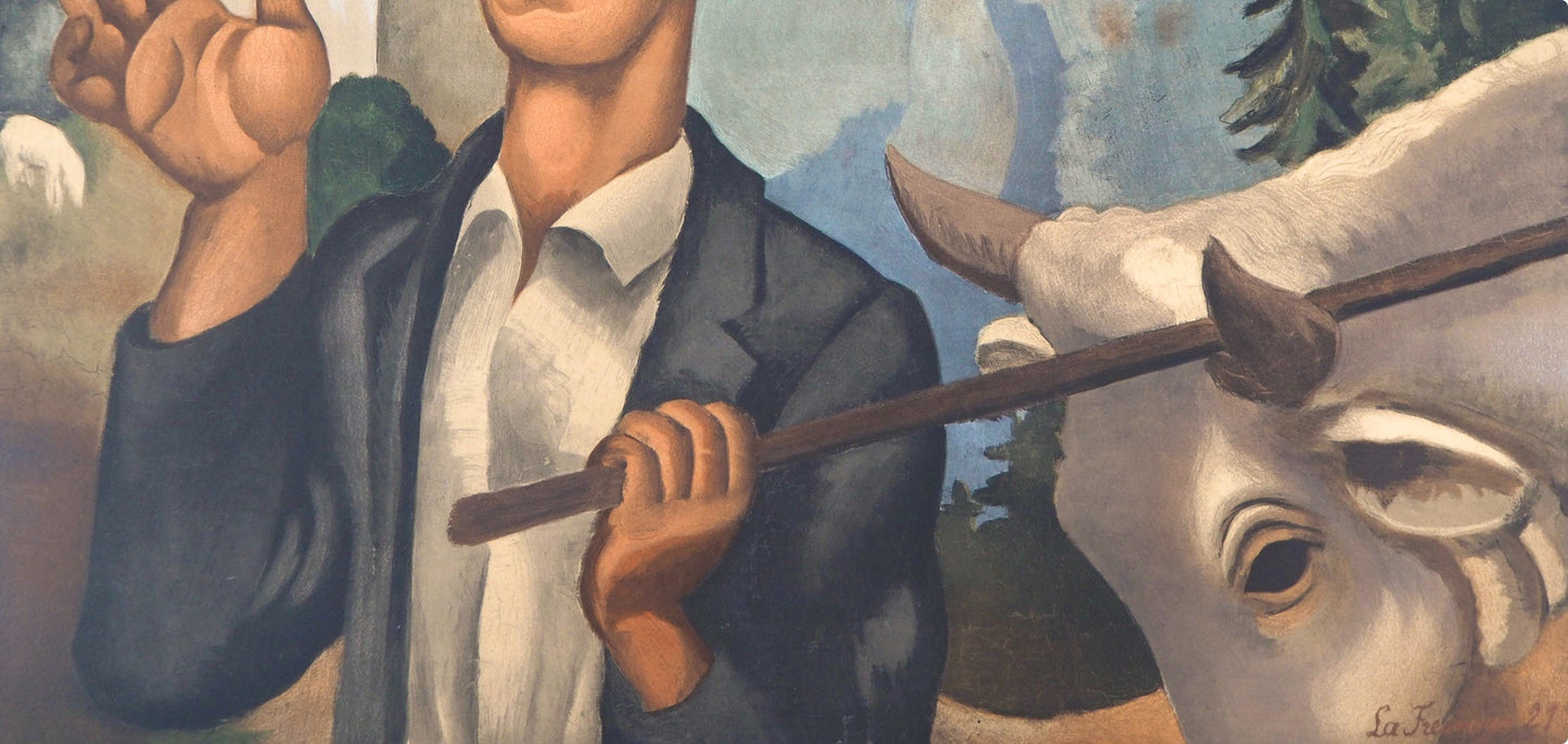 Roger De La Fresnaye, Le Bouvier, Roger De La Fresnaye, Collection Pierre Lvy, Lithograph