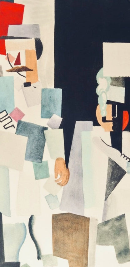 Roger De La Fresnaye, Scne Militaire, Roger De La Fresnaye, Collection Pierre Lvy, Lithograph