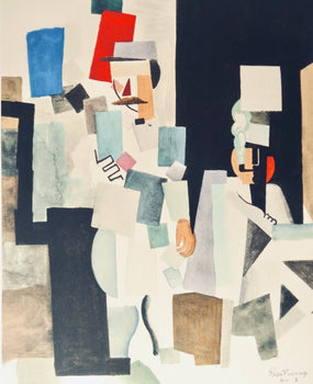 Roger De La Fresnaye, Scne Militaire, Roger De La Fresnaye, Collection Pierre Lvy, Lithograph