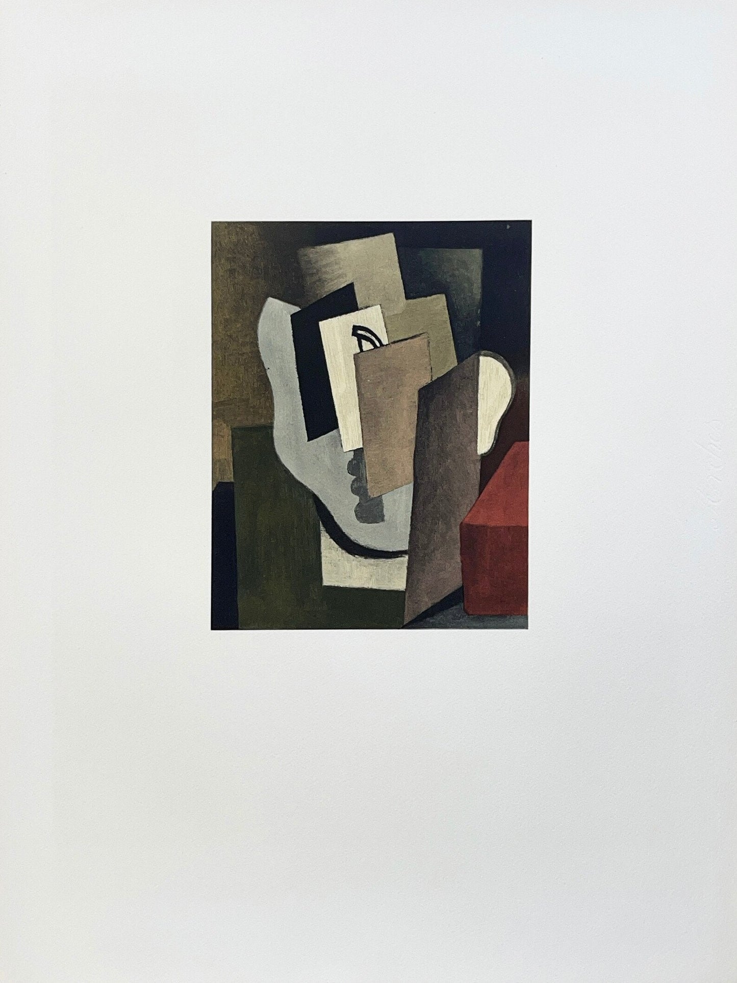 Roger De La Fresnaye, Visage, Roger De La Fresnaye, Collection Pierre Lvy, Lithograph