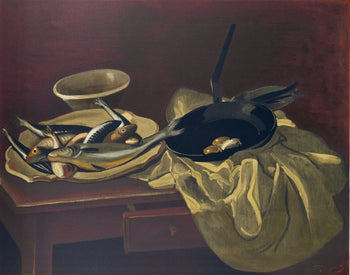 Andr Derain, Nature Morte Aux Poissons Et A La Pole, Andr Derain, Collection Pierre Lvy, Lithograph