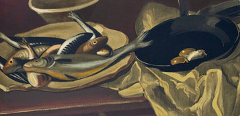 Andr Derain, Nature Morte Aux Poissons Et A La Pole, Andr Derain, Collection Pierre Lvy, Lithograph
