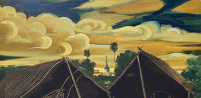 Andr Derain, Les Deux Hangars, Andr Derain, Collection Pierre Lvy, Lithograph