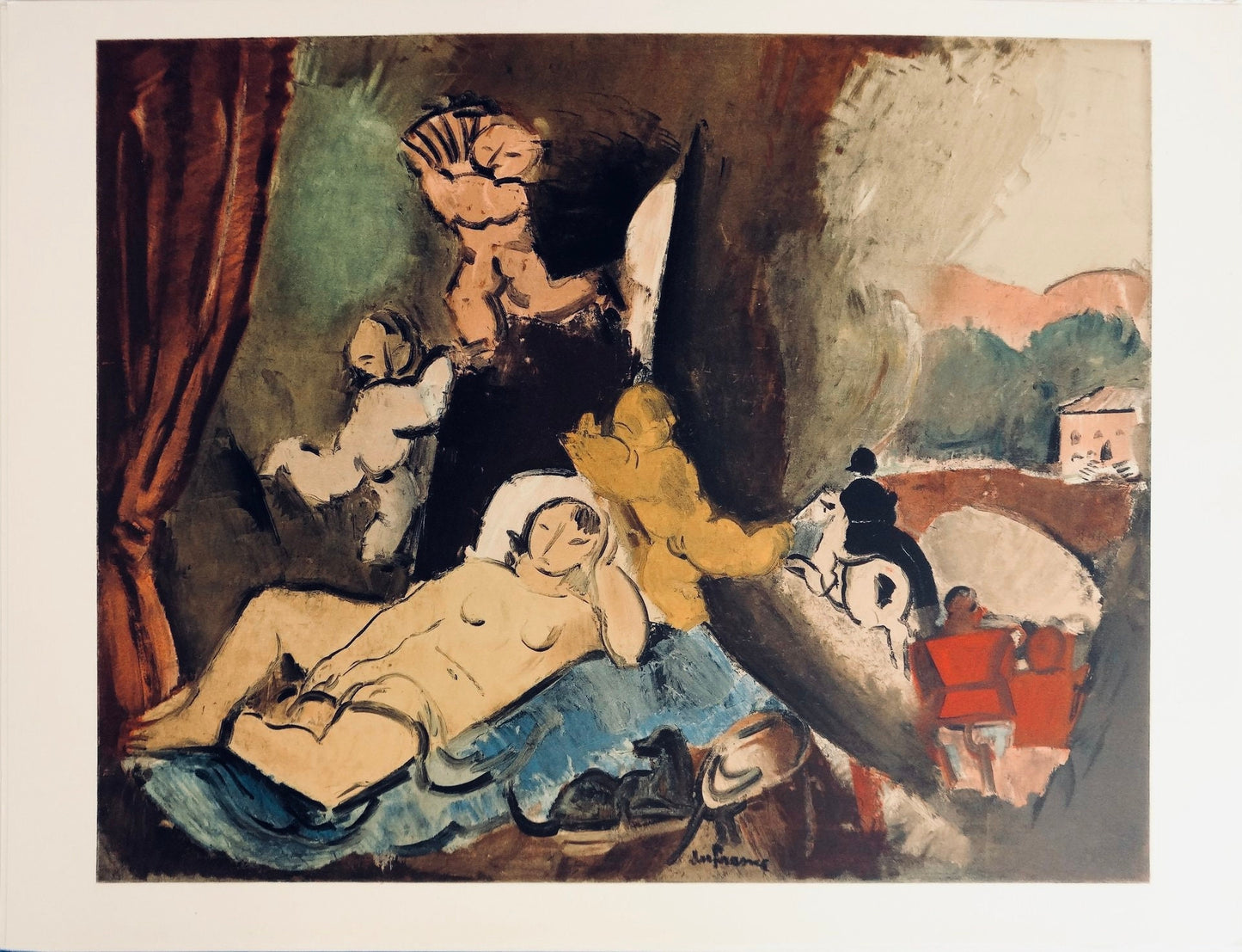 Charles Dufresne, Le Rve, Collection Pierre Lvy, Lithograph