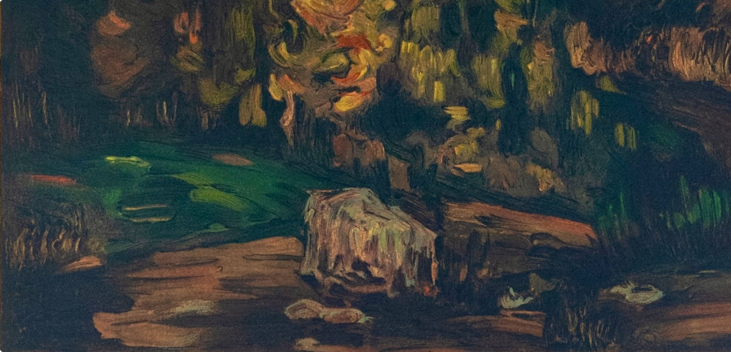 Paul Czanne, Paysage Aix, Les Ralistes Lyriques, Collection Pierre Lvy, Lithograph