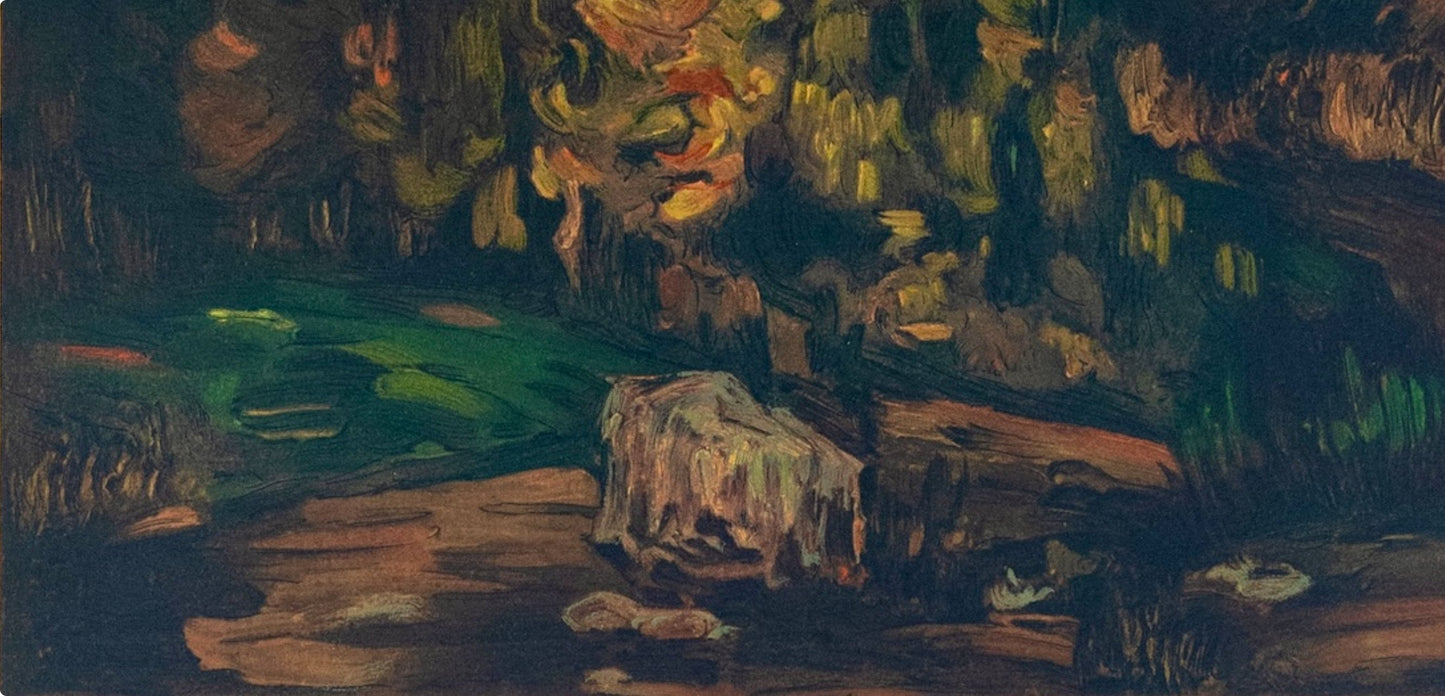 Paul Czanne, Paysage Aix, Les Ralistes Lyriques, Collection Pierre Lvy, Lithograph