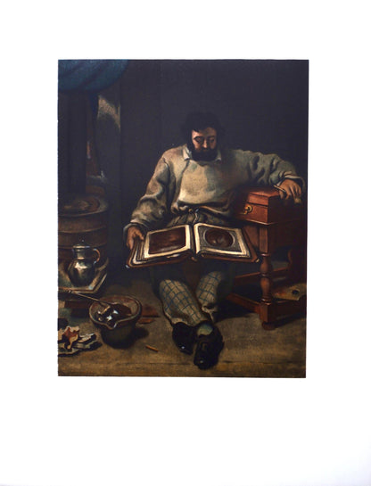 Gustave Courbet, Marc Trapadoux Examinant Un Livre D'Estampes, Les Ralistes Lyriques, Collection