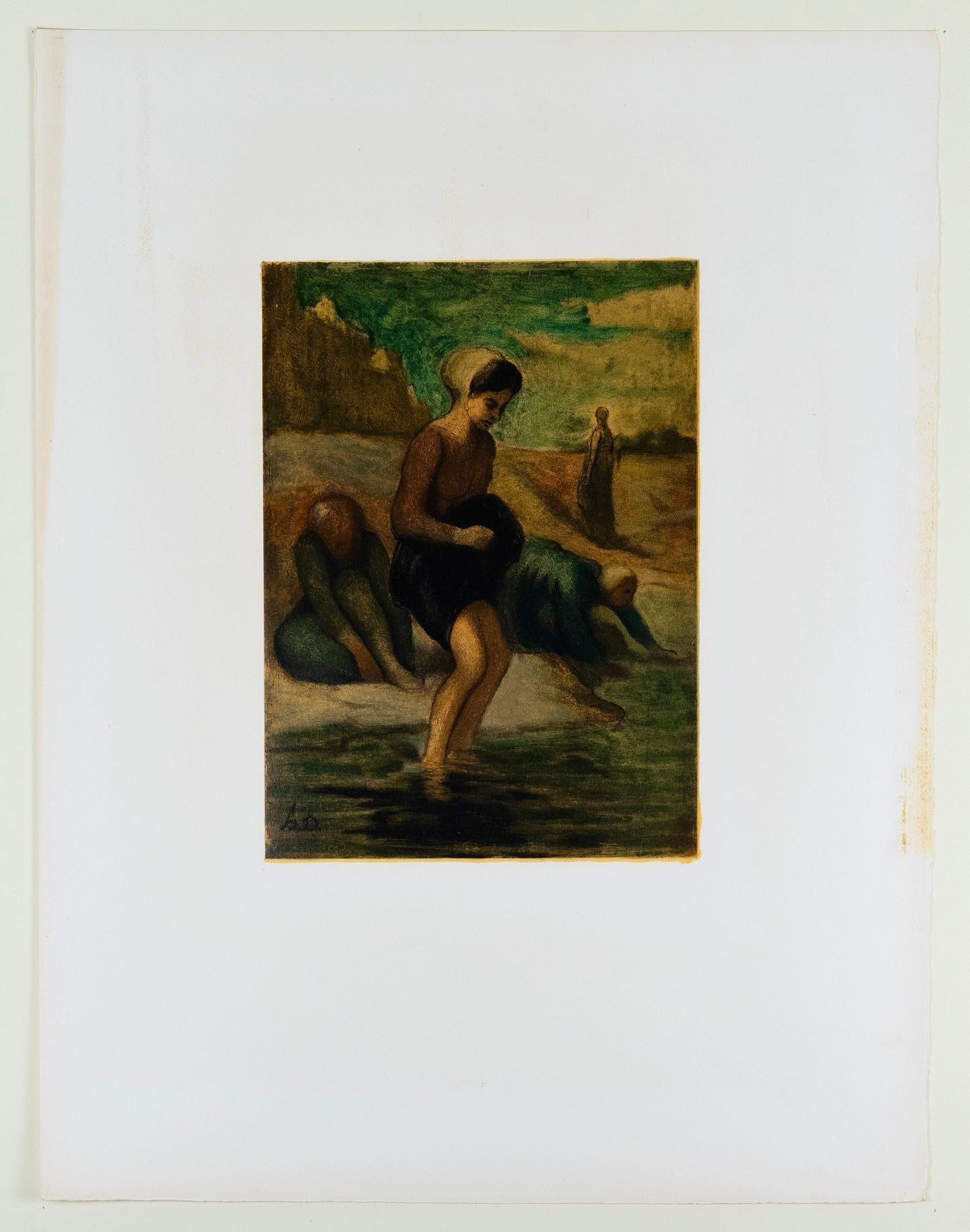 Honor Daumier, Au Bord De L'Eau, Les Ralistes Lyriques, Collection Pierre Lvy, Lithograph