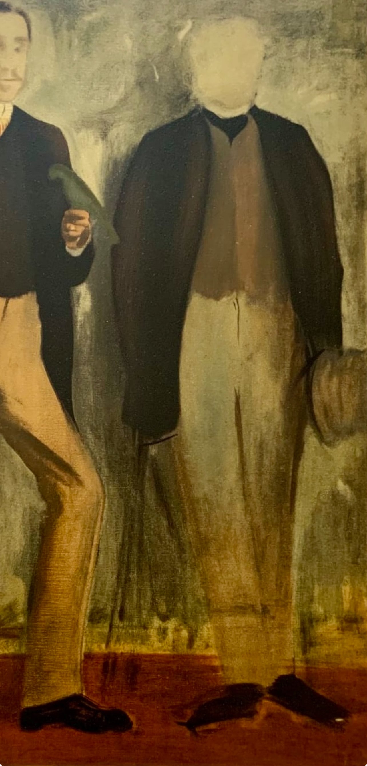 Edgar Degas, Deux Hommes En Pied, Les Ralistes Lyriques, Collection Pierre Lvy, Lithograph
