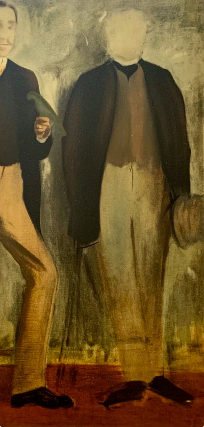 Edgar Degas, Deux Hommes En Pied, Les Ralistes Lyriques, Collection Pierre Lvy, Lithograph