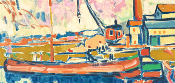 Maurice De Vlaminck, Paysage Chatou, Fauves, Collection Pierre Lvy, Lithograph