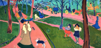 Andr Derain, Hyde Park, Fauves, Collection Pierre Lvy, Lithograph
